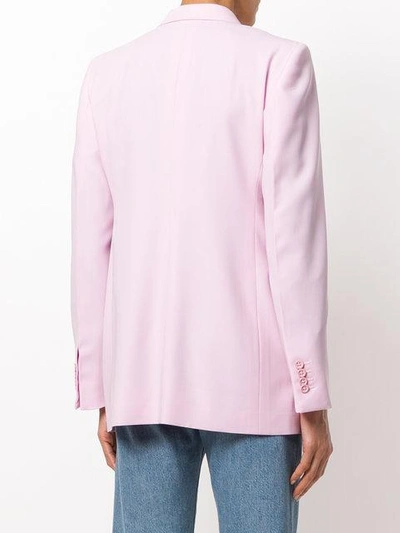 Shop Bottega Veneta Dragee Wool Jacket In Pink