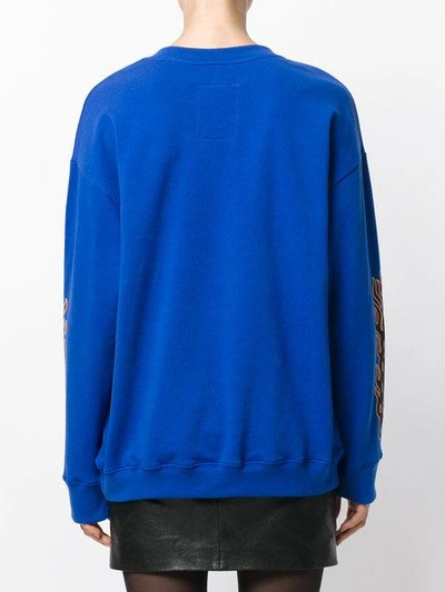 Shop Adaptation Logo Sweatshirt In Blue