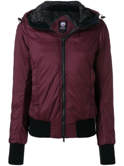 Shop Canada Goose Puffer Jacket In Red