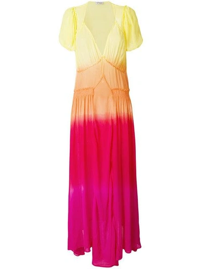 tie-dye maxi dress