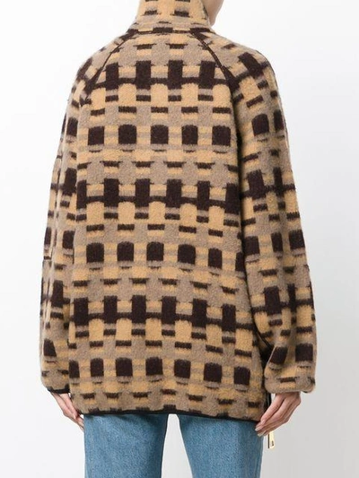 Shop Marc Jacobs Intarsia In Brown