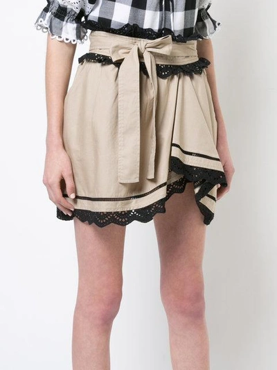 Shop Marissa Webb Embroidered Trim Skirt