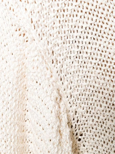 Shop Stella Mccartney Open-knit Jumper In White