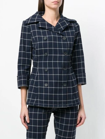 Shop I'm Isola Marras Checked Double Breasted Jacket