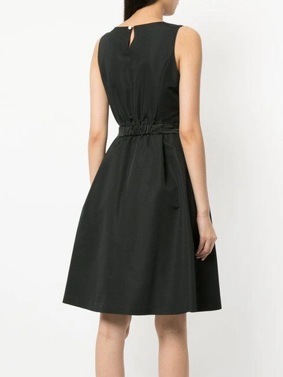 Shop Guild Prime Sleeveless Lace Slit Dress - Black