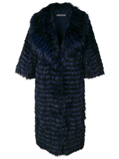Shop Simonetta Ravizza Chiara Coat In Blue