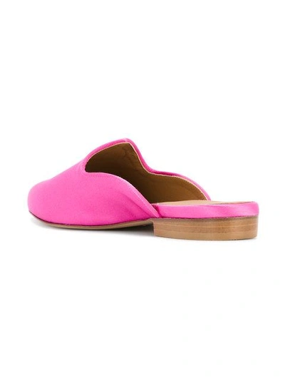 Shop Le Monde Beryl Scalloped Mules In Pink