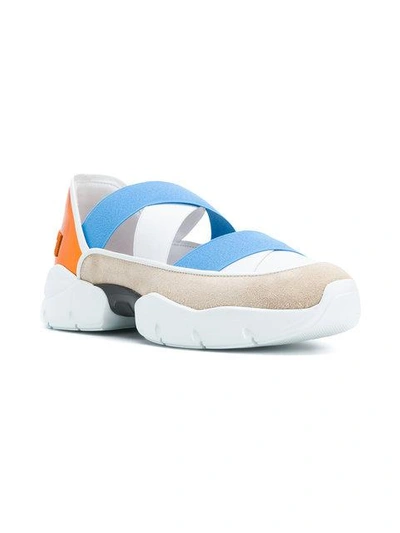 Shop Emilio Pucci Multi-strap Sneakers - Multicolour