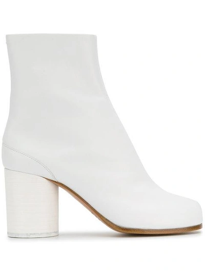 Shop Maison Margiela Tabi Boots In White