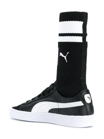 Shop Puma Sock Sneakers In Black