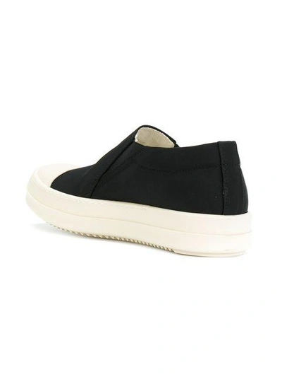 Shop Rick Owens Drkshdw Slip-on Sneakers - Black