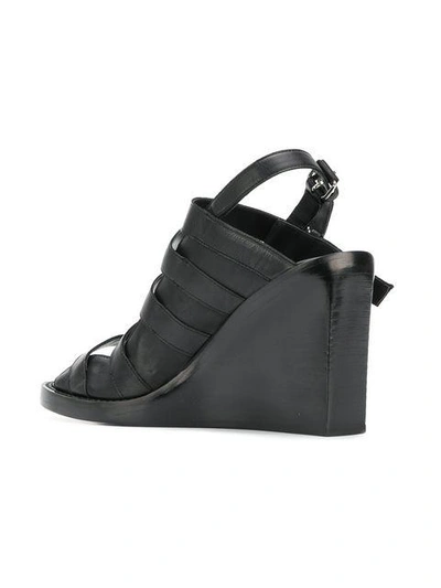 Shop Ann Demeulemeester Platform Heel Sandals