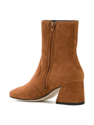 Shop Dorateymur Ring Embellished Boots In Brown