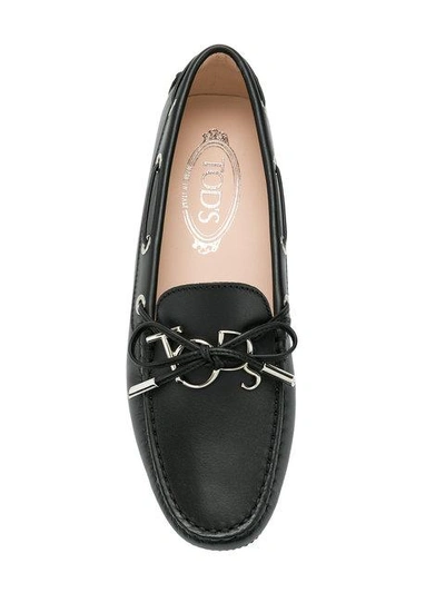 Shop Tod's Gommino Driving Shoes - Black