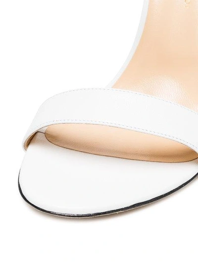 Shop Jennifer Chamandi Rolando 105mm Sandals In Black White
