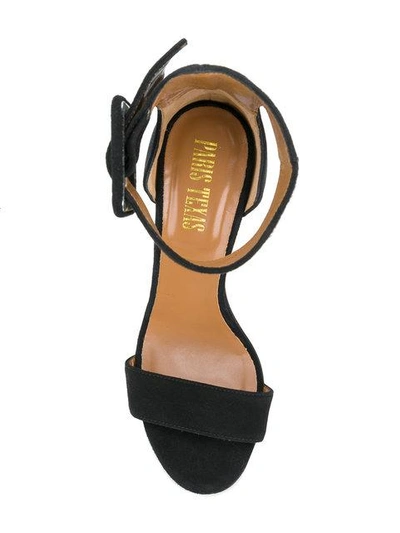 Paris Texas Buckle Ankle Strap Sandals