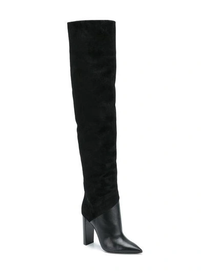 Shop Saint Laurent Tanger Boots - Black