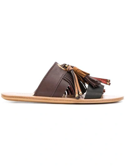 Shop See By Chloé Tassel Sandals