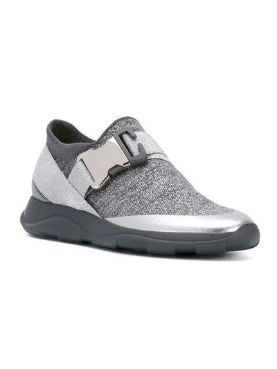 Shop Christopher Kane Knitted Low Top Sneaker