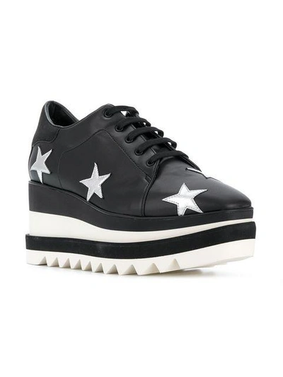 Shop Stella Mccartney Star Elyse Platform Shoes In Black