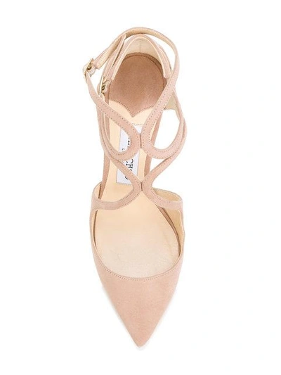 Shop Jimmy Choo Lancer 85 Pumps In Pink