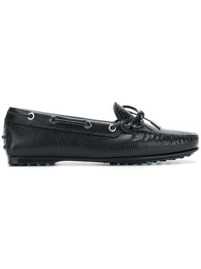 Shop Tod's Gommino Driving Shoes - Black