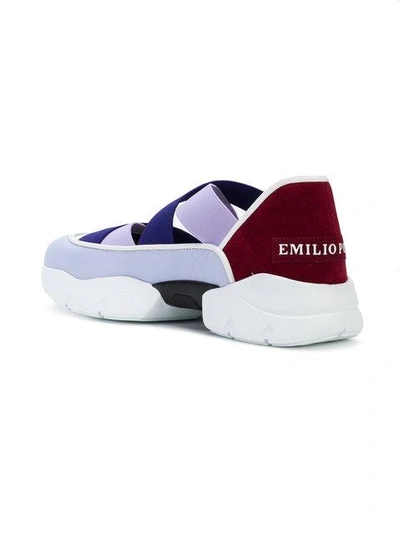 Shop Emilio Pucci City Dance Sneakers In Pink