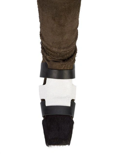 Shop Rick Owens Stretch Sock Boots In Brown