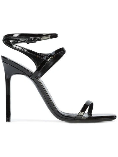 Shop Saint Laurent Amber Sandals - Black