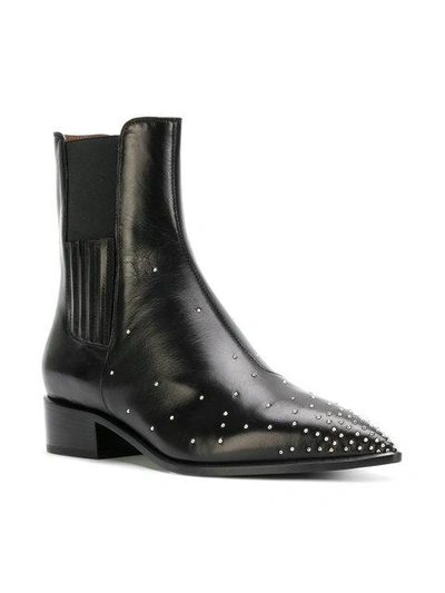 Shop David Beauciel Studded Toe Chelsea Boots