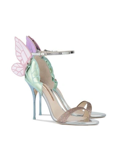 Shop Sophia Webster 'chiara Butterfly 100' Sandalen - Rosa In Pink