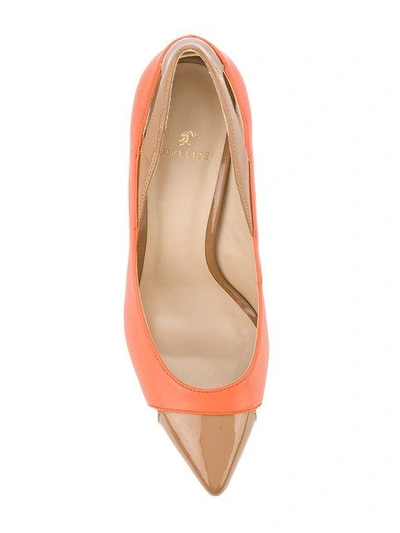 Shop Loveless Pointed Toe Pumps In Yellow