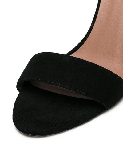 Shop Tabitha Simmons Black Tilda 85 Suede Sandals