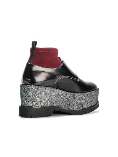 Shop Givenchy Black Ursa 85 Flatform Boots