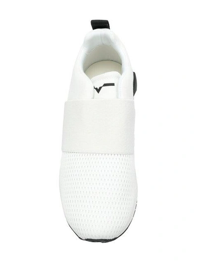 Shop Diesel Slip-on Sneakers In White