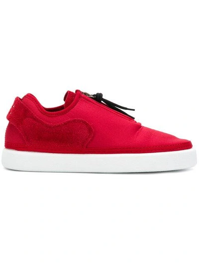 Shop Y-3 Core Low Top Sneakers - Red