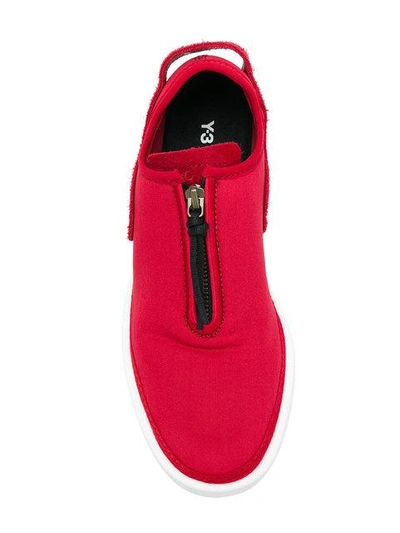 Shop Y-3 Core Low Top Sneakers - Red