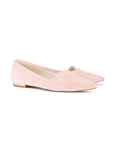 Shop Sophia Webster Butterfly Ballet Shoes - Pink