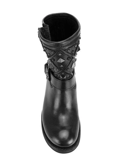 Shop Ash Destroyer Ankle Boots In Black
