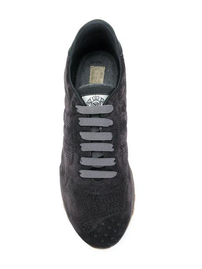 Shop Alberto Fasciani Ridged Sole Sneakers - Grey