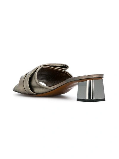 Shop Robert Clergerie Lendy Sandals In Metallic