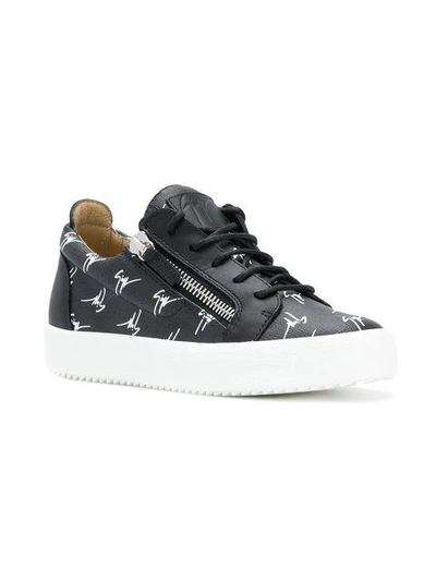 Giuseppe Zanotti Nicki Signature Sneakers In Black