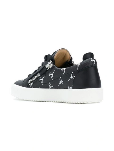 Giuseppe Zanotti Nicki Signature Sneakers In Black
