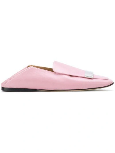 Shop Sergio Rossi Sr1 Slippers In Pink
