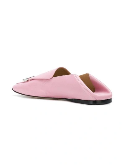 Shop Sergio Rossi Sr1 Slippers In Pink