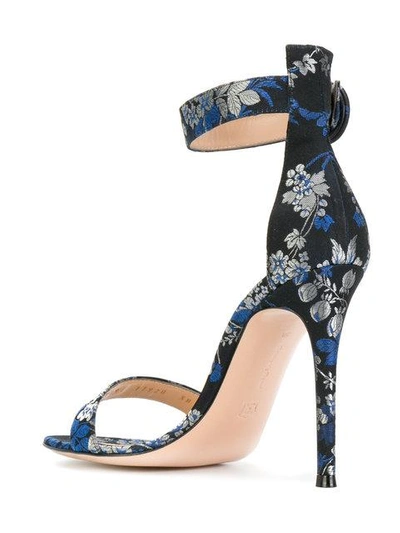 Shop Gianvito Rossi Portofino 105 Sandals In Blue