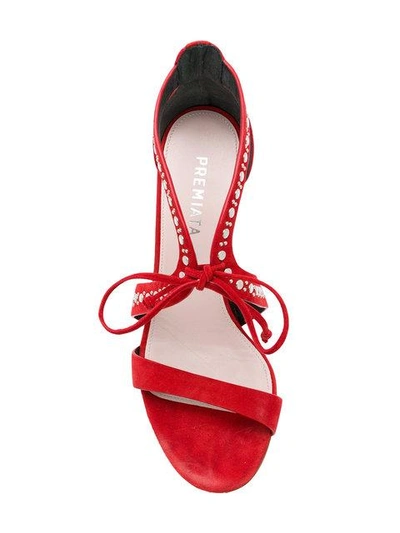 Shop Premiata Aqua Sandals - Red