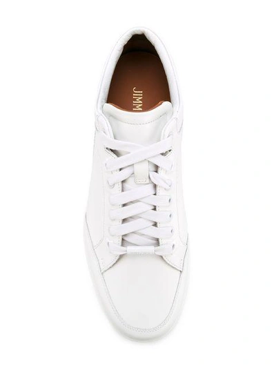 Shop Jimmy Choo Miami Sneakers In White