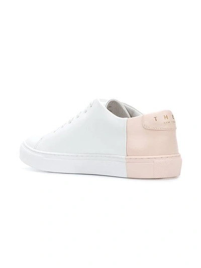 Shop They Ny Colour Block Sneakers - White