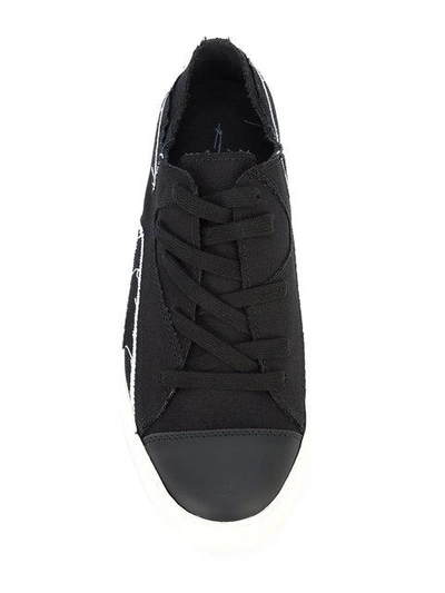 Shop Yohji Yamamoto Layered Sneakers In Black